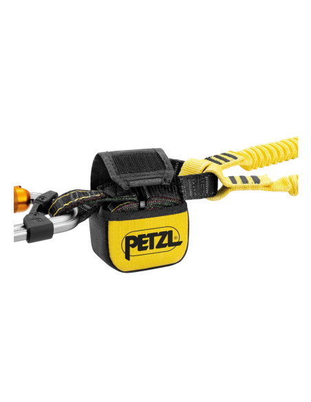 Longe double 80 cm avec absorbeur, mousqueton Bm'D et MGO acier version INT - ABSORBICA-Y MGO - PETZL®