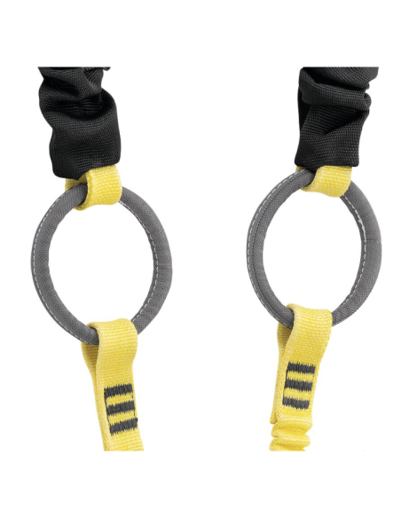 Longe double élastiquée 150 cm, mousqueton Bm'D et MGO alu - ABSORBICA-Y TIE-BACK - PETZL®