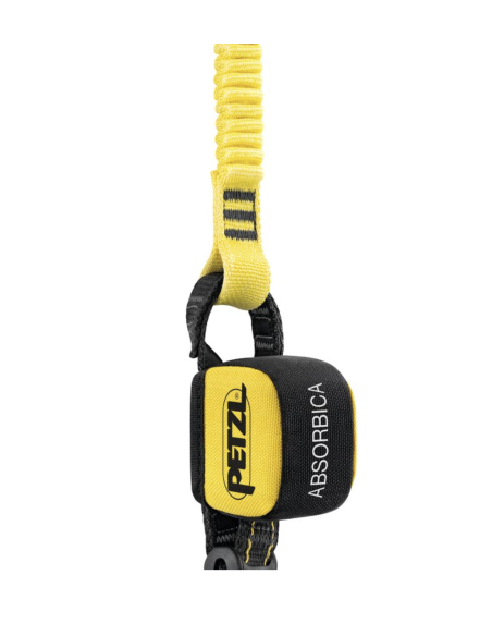 Longe simple  élastiquée 150 cm avec absorbeur - ABSORBICA-I FLEX - PETZL®